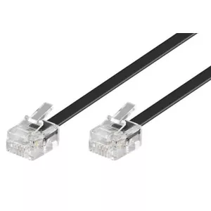 Телефонный кабель Microconnect MPK186 RJ11 RJ11 6 м Черный