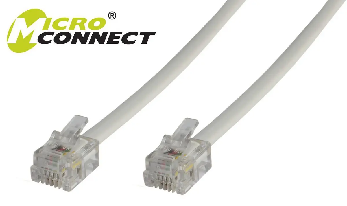MicroConnect MPK102 telefona kabelis 2 m