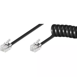 Telephone cable Microconnect MPK10200 RJ-10 RJ-10 2 m Black