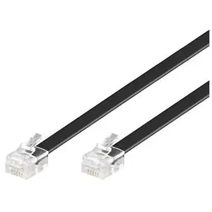 Телефонный кабель Microconnect MPK102S RJ-11 RJ-11 2 м Черный