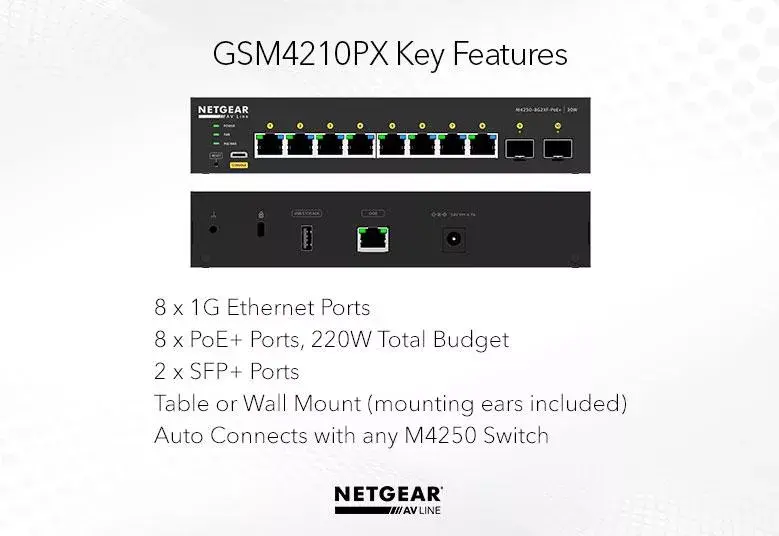 Управляемый коммутатор NETGEAR GSM4210PD-100EUS Photo 14