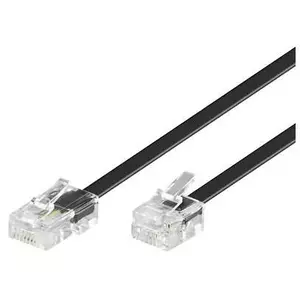 Telephone Cable Microconnect MPK451S RJ11 RJ45 1m Black