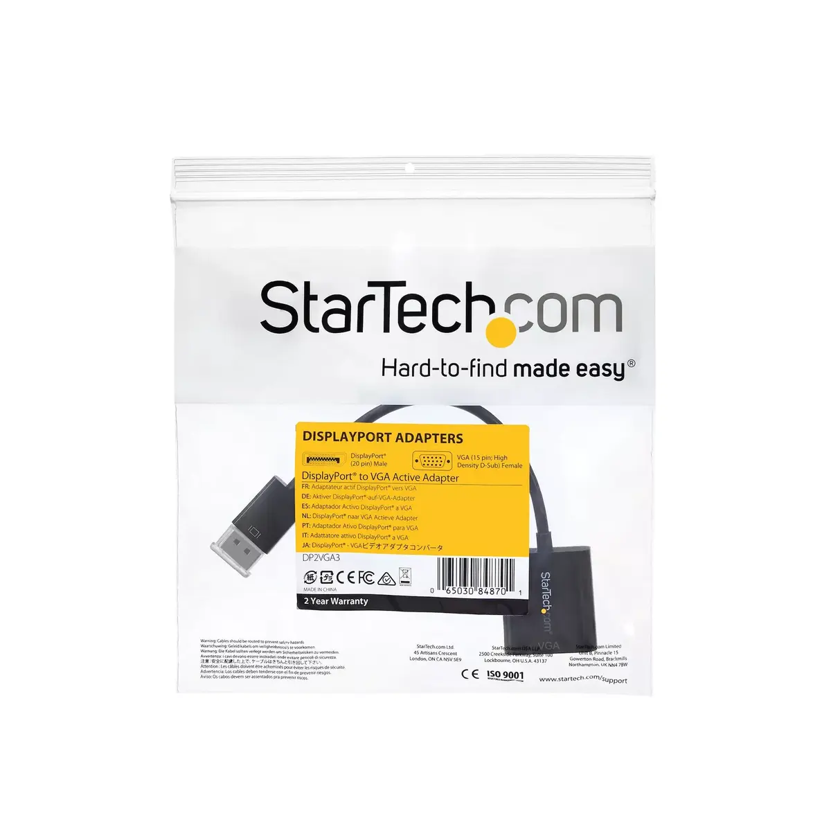 Адаптер DisplayPort на VGA StarTech DP2VGA3 Photo 6