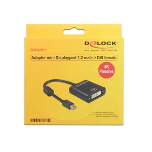 Адаптер видеокабеля DeLOCK 62605 Mini DisplayPort на DVI-I 0.2м