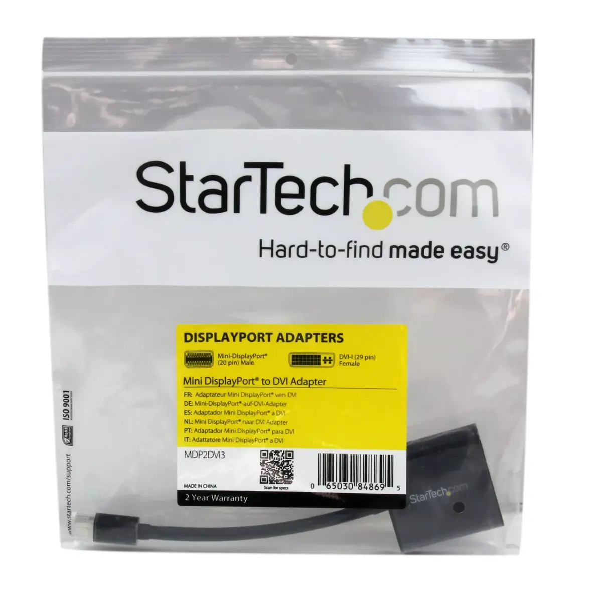 Mini DisplayPort uz DVI adapteris StarTech MDP2DVI3 Photo 4