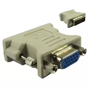 Переходник DVI-D HD15 серый Microconnect MONCJ