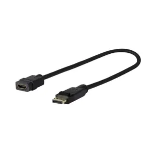Video kabeļa adapteris Vivolink PRODPADAPHDMI 0.2 m DisplayPort HDMI melns