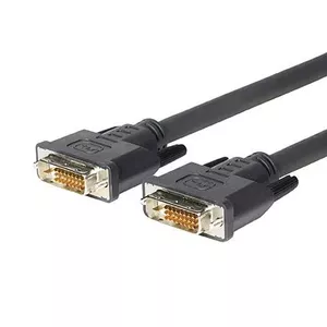 Vivolink 1.5m DVI-D m/m DVI kabelis 1,5 m Melns