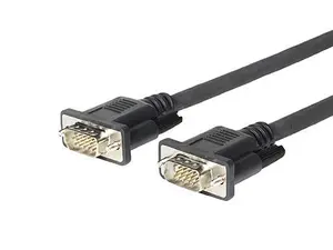 VivoLink PROVGAMC1.8 VGA cable 1.8 m male to male black, maximum resolution 1920 x 1200