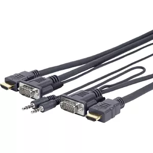 Video cable adapter Vivolink PROVGAHDMIFLY3 3m VGA D-Sub HDMI Type A Black