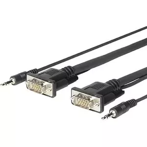 Video Cable Adapter Vivolink PROVGAMCS4.6 4.6m VGA D-Sub 3.5mm Black