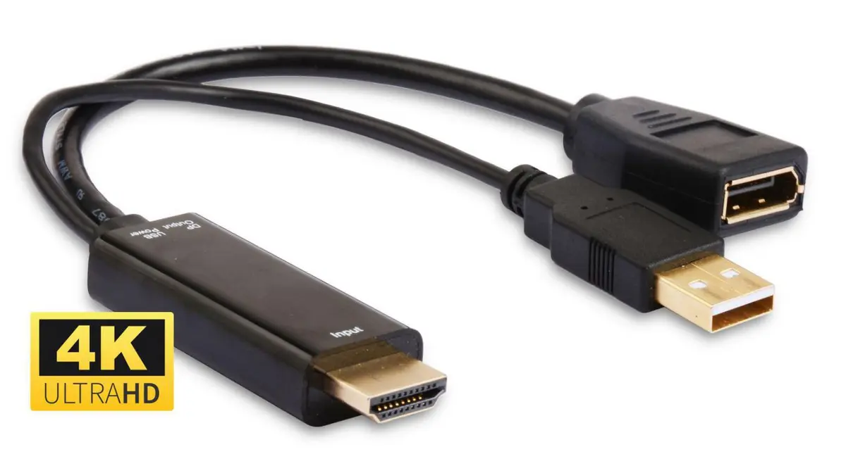 Microconnect HDMDPP1 video kabeļa adapteris 0