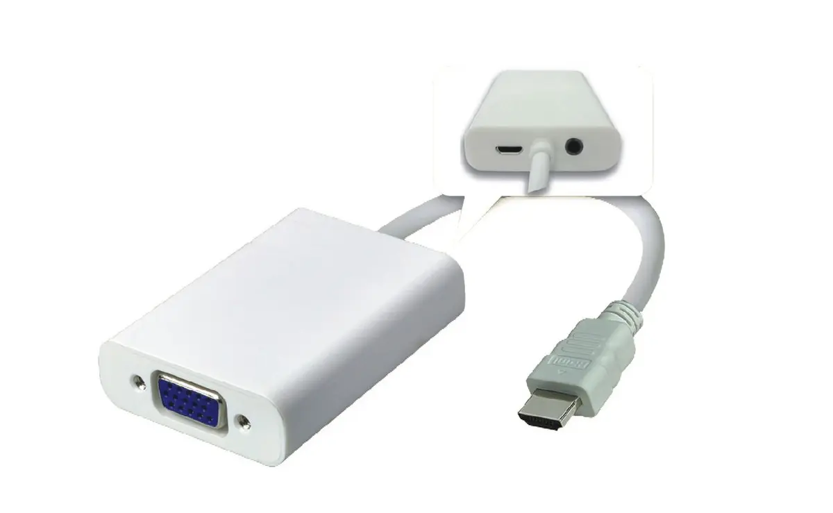 MicroConnect HDMVGA2 video kabeļa adapteris 0