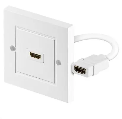 MicroConnect HDMWALL1 HDMI Rozete Baltas Krāsas