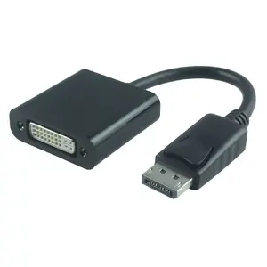 Видео-кабель‑адаптер MicroConnect DisplayPort → DVI‑I 0,15 м, черный