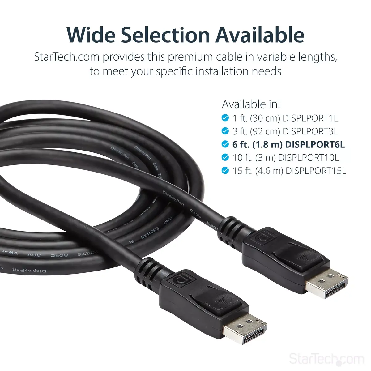 DisplayPort Cable StarTech DISPLPORT6L Photo 11