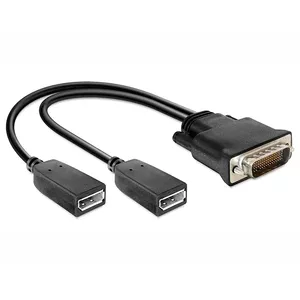 Video Cable Adapter DeLOCK 65354 DMS to 2 x DisplayPort Black