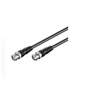 Coaxial Cable Microconnect 50413 BNC BNC 0.5m Black