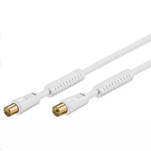 Coaxial Cable Microconnect COAX010WHQ Male-Female Standard 10m White