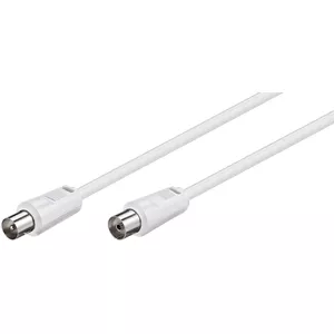 Coaxial Cable Microconnect COAX025W Coaxial Coaxial 2.5 m White