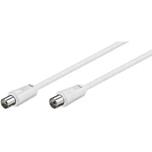 Сетевой кабель Microconnect COAX050W Коаксиальный Коаксиальный 5 м Белый