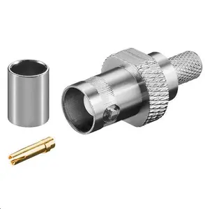 Microconnect BNC59F coaxial connector BNC silver for RG59