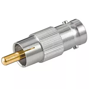 Microconnect RCA - BNC, M/F Sudrabs