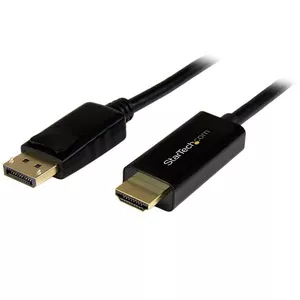 StarTech.com DP2HDMM1MB видео кабель адаптер 1 m DisplayPort HDMI Тип A (Стандарт) Черный