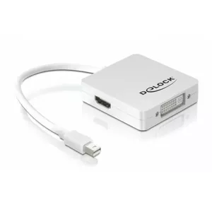 Адаптер видеокабеля DeLOCK 61768 Mini DisplayPort DisplayPort DVI HDMI 0.24м