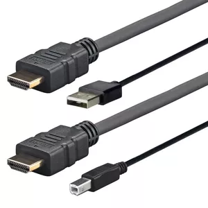 Video Cable Adapter Vivolink PROHDMIUSBAB4 4m HDMI USB Type-A USB Type-B Black