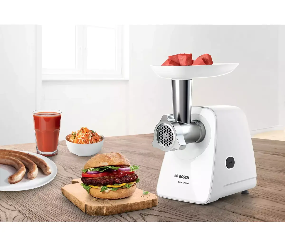 Мясорубка Bosch MFW2520W 1500 Вт Photo 2
