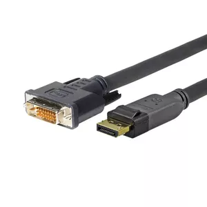 Video kabeļa adapteris Vivolink PRODPDVI3 3 m DisplayPort DVI-D melns