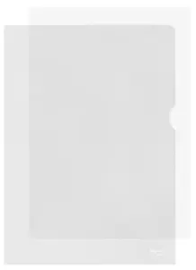Presentation folder ESSELTE 54820 — A4 polypropylene (PP) transparent, 220×307×1 mm