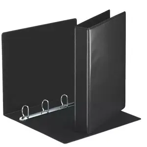 Ring Binder ESSELTE Panorama A4 4-ring 30 mm black, 51×265×318 mm