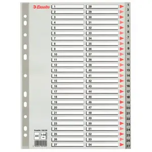 Divider tabs ESSELTE 100109 — width 225 mm, height 7 mm