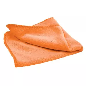 Cleaning cloth NOBO 1905328 microfibre orange 100 x 160 mm, 12 mm thickness, 1 pc