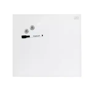 Glass Magnetic Whiteboard NOBO Diamond 450 x 450 mm, glass surface, white