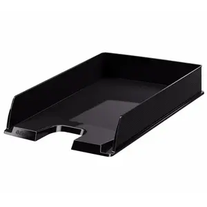 Esselte Europost VIVIDA Letter Tray A4 Plastic Black