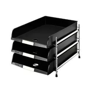 ESSELTE Esselte C4 document organizer folder, Black, 265×358×222 mm