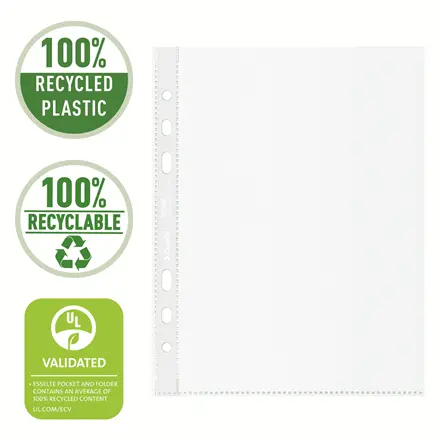 Esselte Recycle Pocket A5 Transparent Photo 2