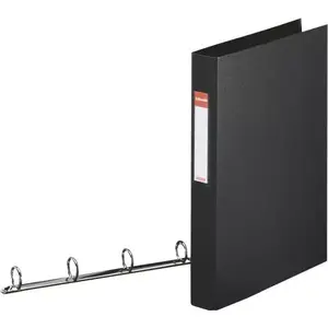 Ring Binder ESSELTE A4 PP black, 25 mm (4x25 mm rings)