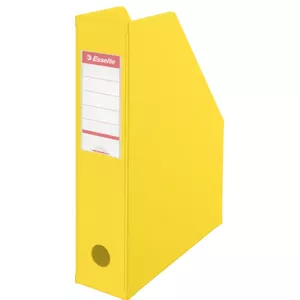 File storage box ESSELTE VIVIDA PVC A4 Yellow, 72×242×318 mm, 270 g
