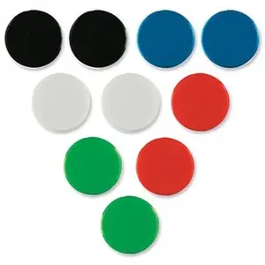 NOBO Board Magnet 1901453 Coloured Magnetic 38 mm 4-Pack