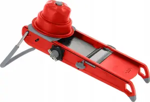Mandoline de buyer Swing Plus DB2015-43 red — adjustable thickness, stainless steel