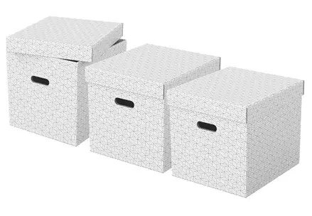 ESSELTE 628288 storage box — rectangular cardboard Photo 3