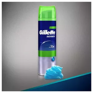 Гель для бритья Gillette Series Sensitive 200 мл для Чувствительной Кожи
