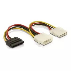 Кабель питания SATA HDD DeLOCK 60103 2x 4pin male/female 0.165 m