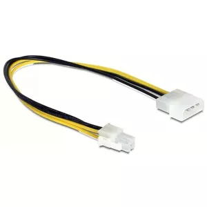 Cable DeLOCK 0.3m P4/Molex 4-pin