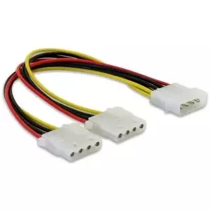 Y-Cable Power 2x 4pin Molex DeLOCK 82100