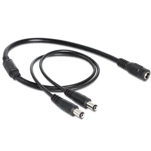 Power cable DELOCK 83286 — 0.5 m, black, IEC/DC power lead